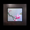 cherry blossom and butterfly watercolor chinese style painting by artist Kay Stratman - front