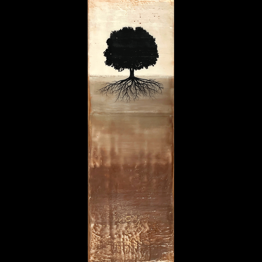 Hillside-Tree-Shari-Lyon-encaustic-painting