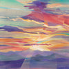 Illuminated Heavens original acrylic on birch wood painting by Colorado artist Cynthia Duff