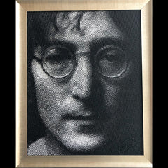 John Lennon Portrait by Artist Fekadu Mekasha - Raitman Art Galleries