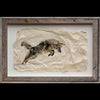Leap gampi photo in barnwood frame created by Pete Zaluzec