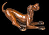 Mini Sylvester bronze dog by Marty Goldstein