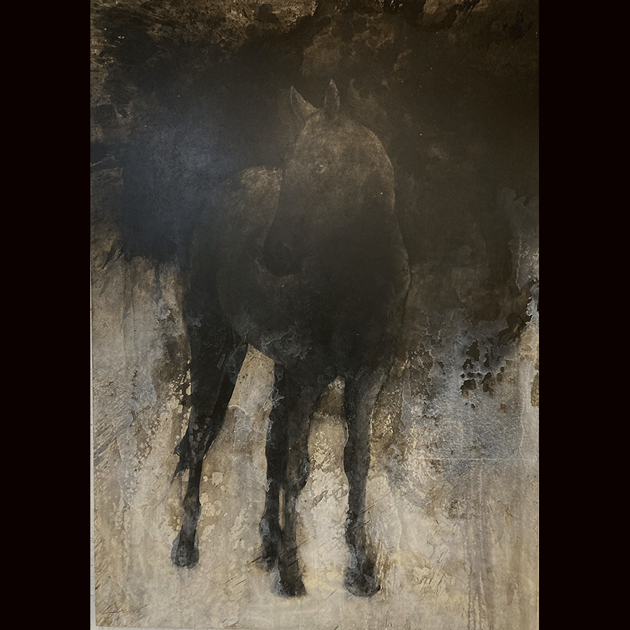 Night-Paddock-Lex-Lucius-horse-painting