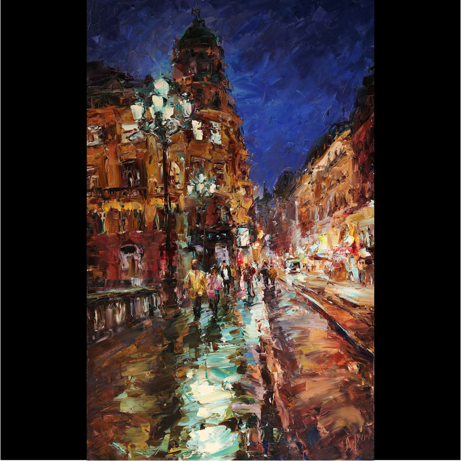 Nocturnal Etude original oil painting by Lyudmila Agrich for sale at Raitman Art Galleries