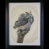 Perched gampi photo print of an owl on a branch created by Pete Zaluzec