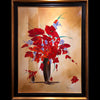 poppies of provence oil painting by artist monika meunier