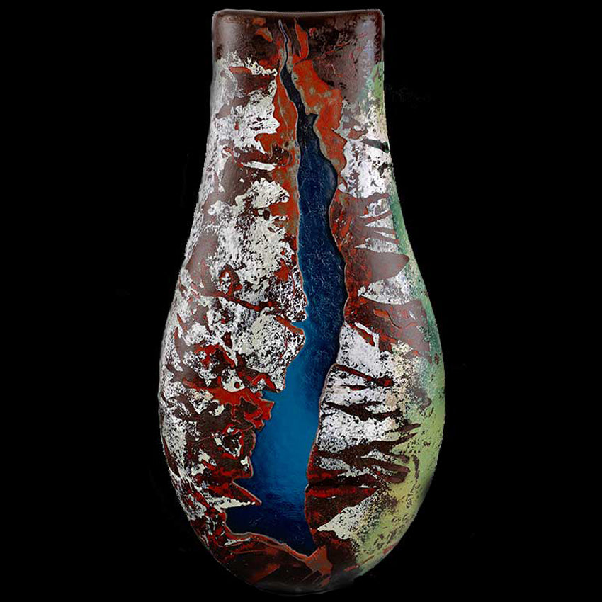 River Way Series North Rim Glass Studio Jared and Nicole David Handblown Glass Art