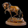 Sanagre Royal bronze horse sculputre by Colorado artist Scy Caroselli