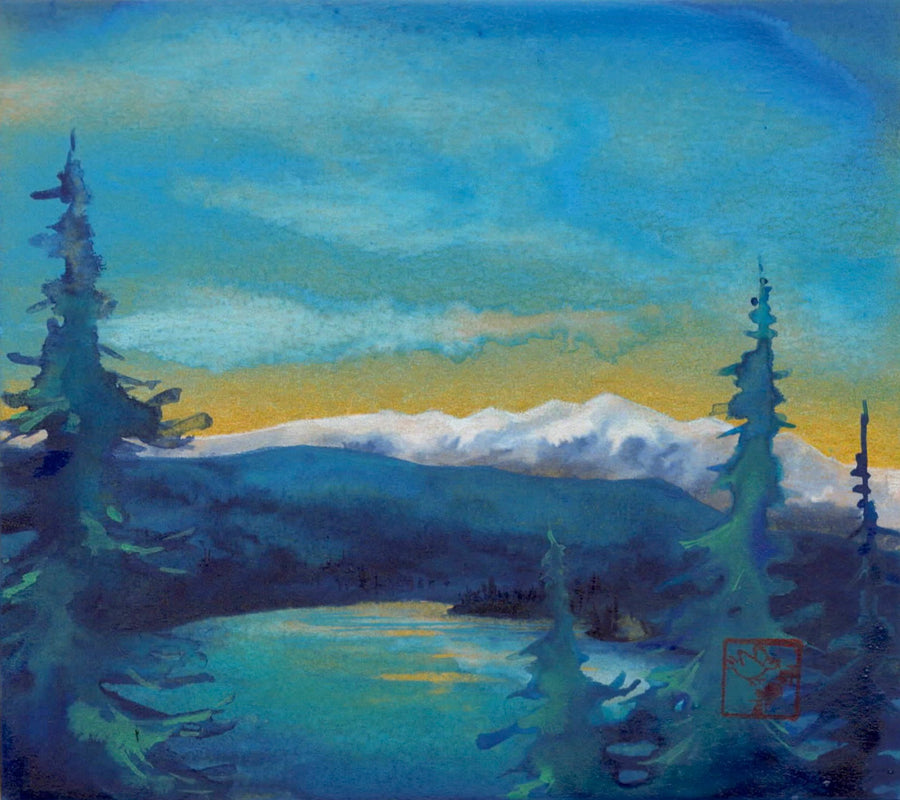 Sapphire Point Spring lake dillon painting artist kay stratman