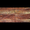 Sequoia diptych contemporary artist Pat McNabb Martin cut canvas
