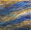 Skyfall 2 cut canvas artwork by contemporary artist pat mcnabb martin