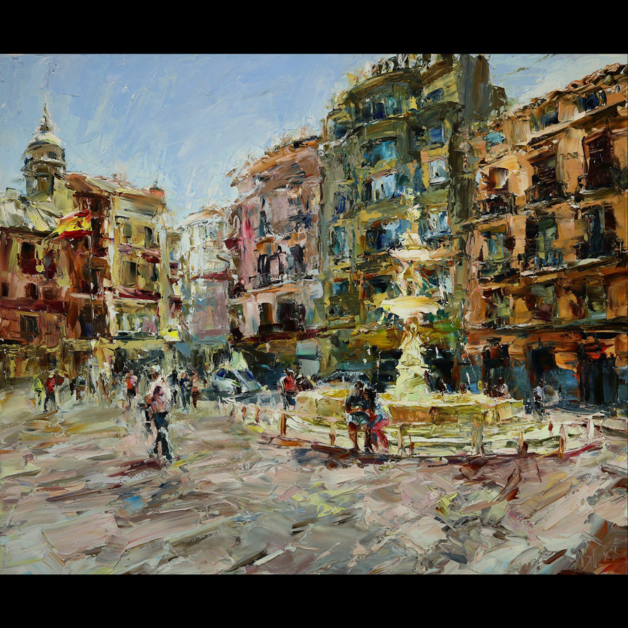 Spanish Afternoon original painting by Lyudmila Agrich for sale at Raitman Art Galleries