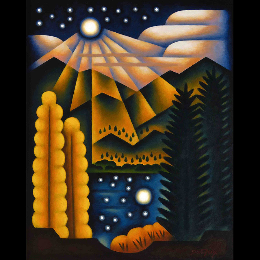Sushe-Felix_Quiet-Night-landscape-painting-_acrylic-on-panel