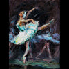 Swan Lake original oil on canvas painting by Colorado artist Lyudmila Agrich