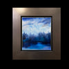 watercolor mountain and lake landscape painting by artist Kay Stratman - front