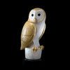 Owl sculpture by artist Ellen Woodbury