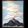 Tracy Felix Original Oil Painting of Mountains: Lenticular Clouds