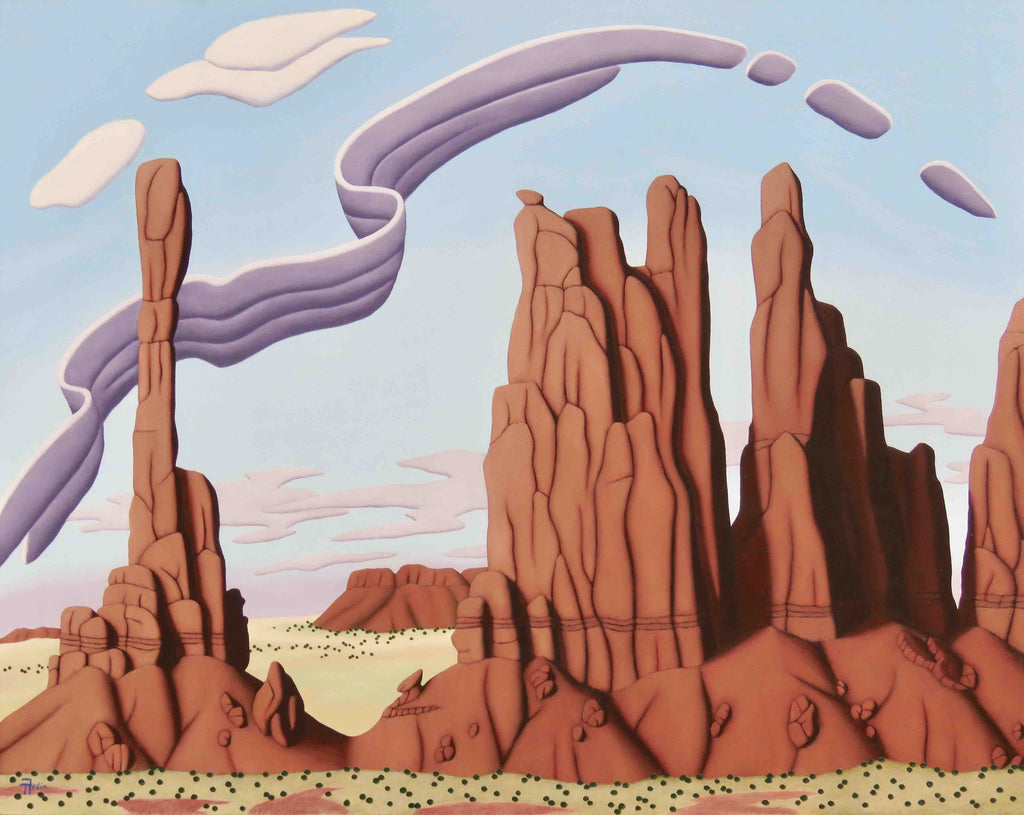 Tracy Felix Original Oil Painting of Monument Valley: Valley Towers