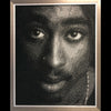 Tupac Shakur Portrait Painting Wire Mesh by Artist Fekadu Mekasha