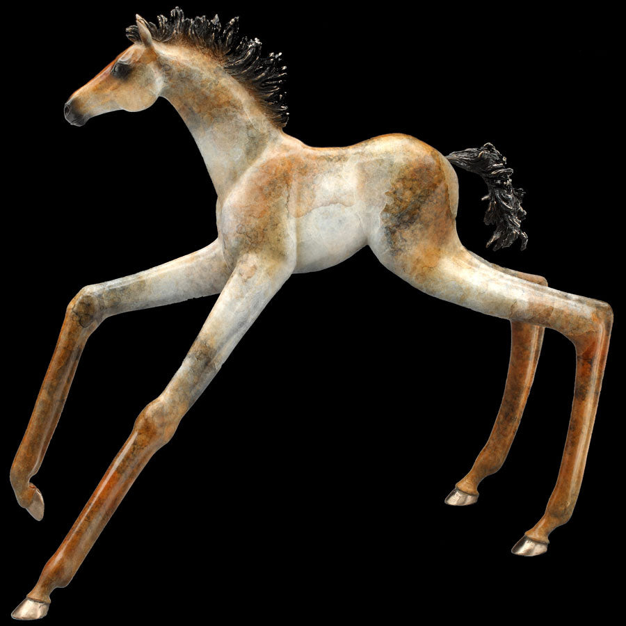 Bronze horse sculpture by Colorado artist Alex Alvis