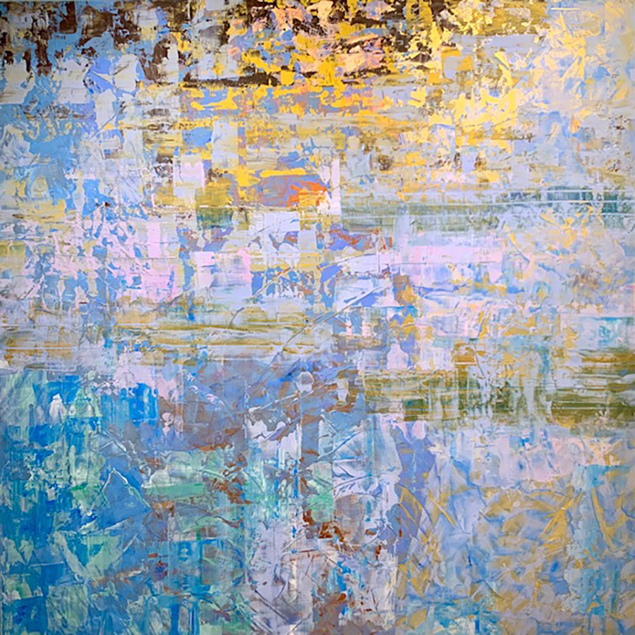 Zion-Light-kristof-kosmowski-abstract-painting-venetian-plaster