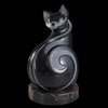 Feline Improvisation original marble sculpture by artist Ellen Woodbury