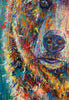 kindly colorful bear painting by artist david gonzales