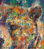 kindly color bear painting by artist david v gonzales