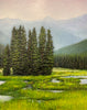 mountain landscape painting by artist thane gorek
