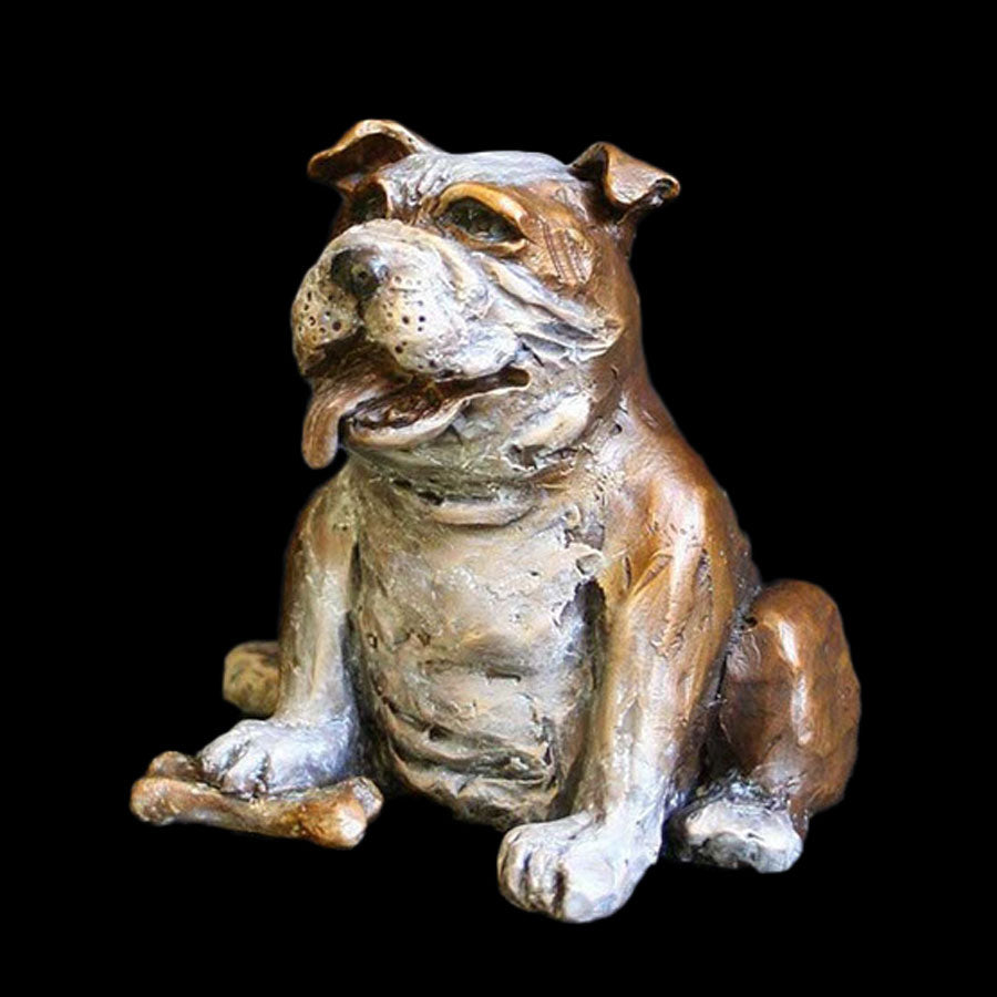 Rufus bronze sculpture by Colorado artist Scy Caroselli