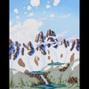 Three Alpine Lakes Painting by Artist Tracy Felix