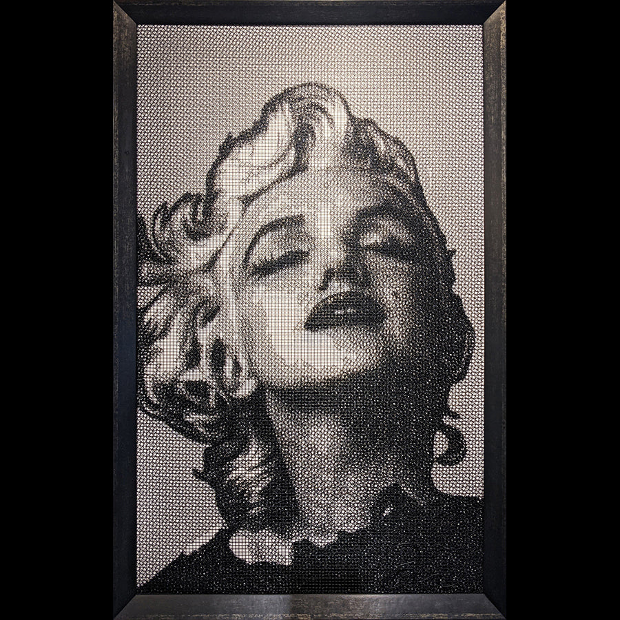 Timeless Marilyn Monroe Portrait by artist fekadu mekasha