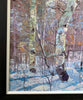 Winters Arrival oil on canvas robert moore painting